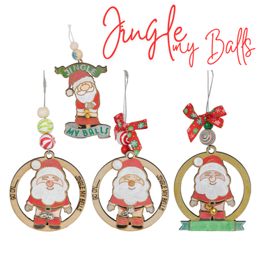 Jingle my balls Ornaments - Unicorn Fart Productions